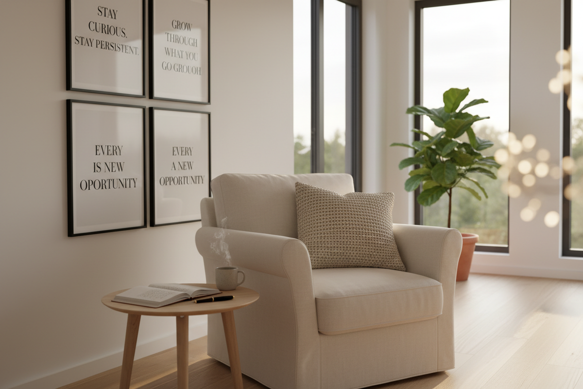 Creating a Motivational and Success Corner in Your Home