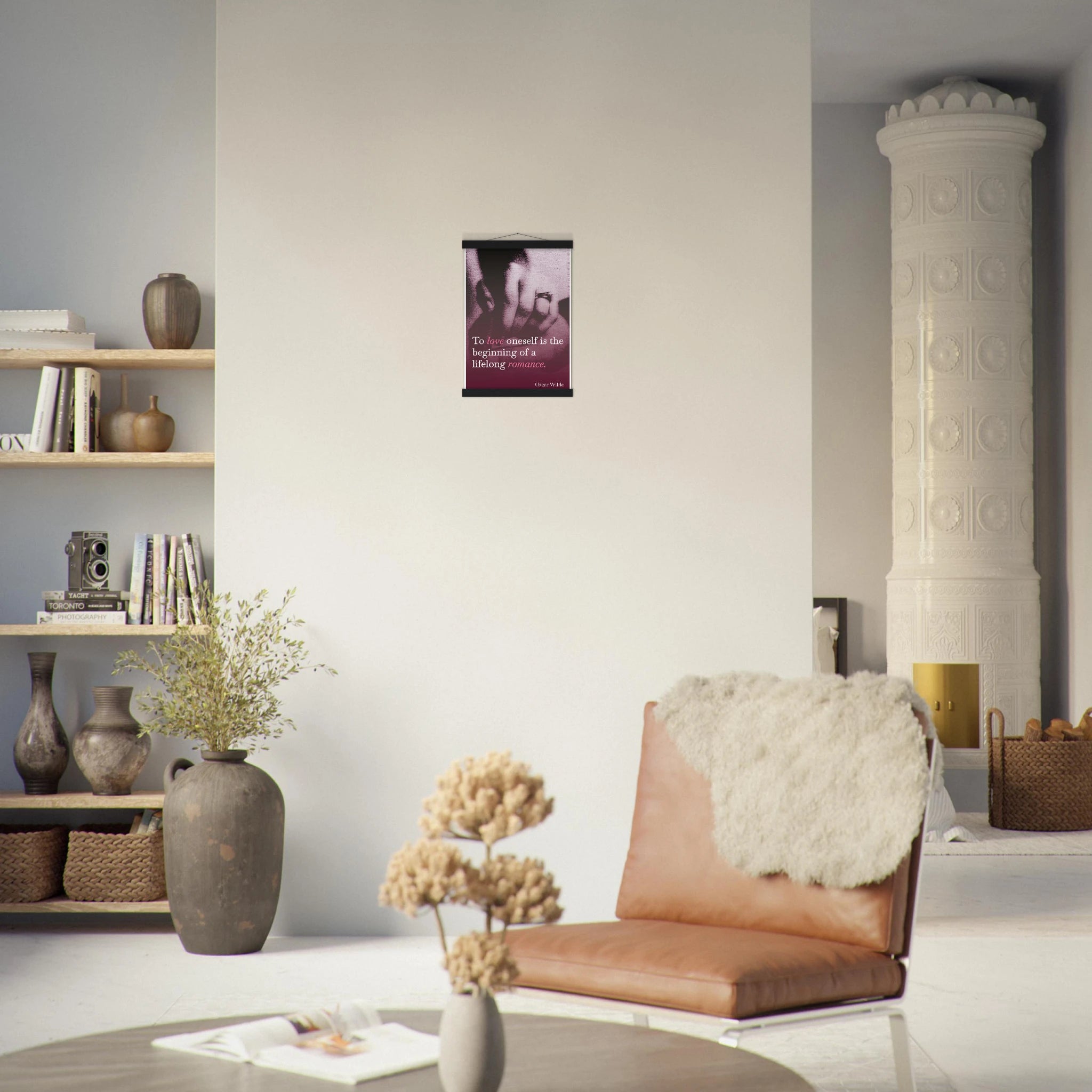 To Love Oneself The Beginning of Everything Oscar Wilde self-love poster - A1 (59.4 x 84.1  cm)