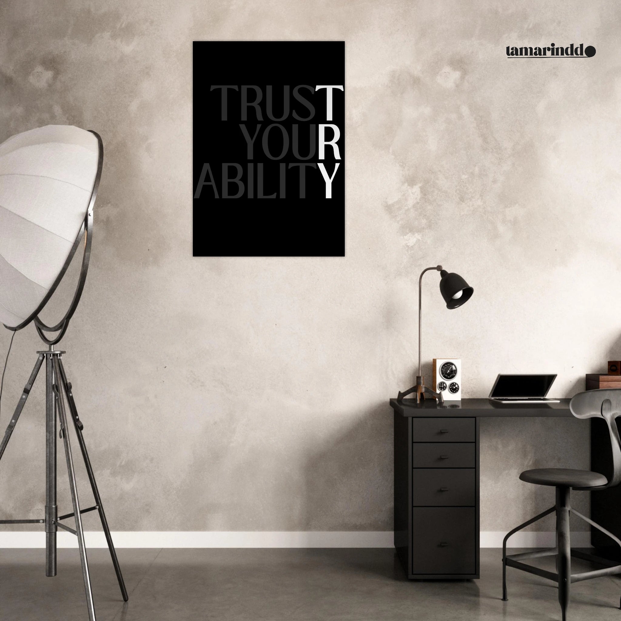 Trust Your Ability motivational wall poster for self-belief and confidence