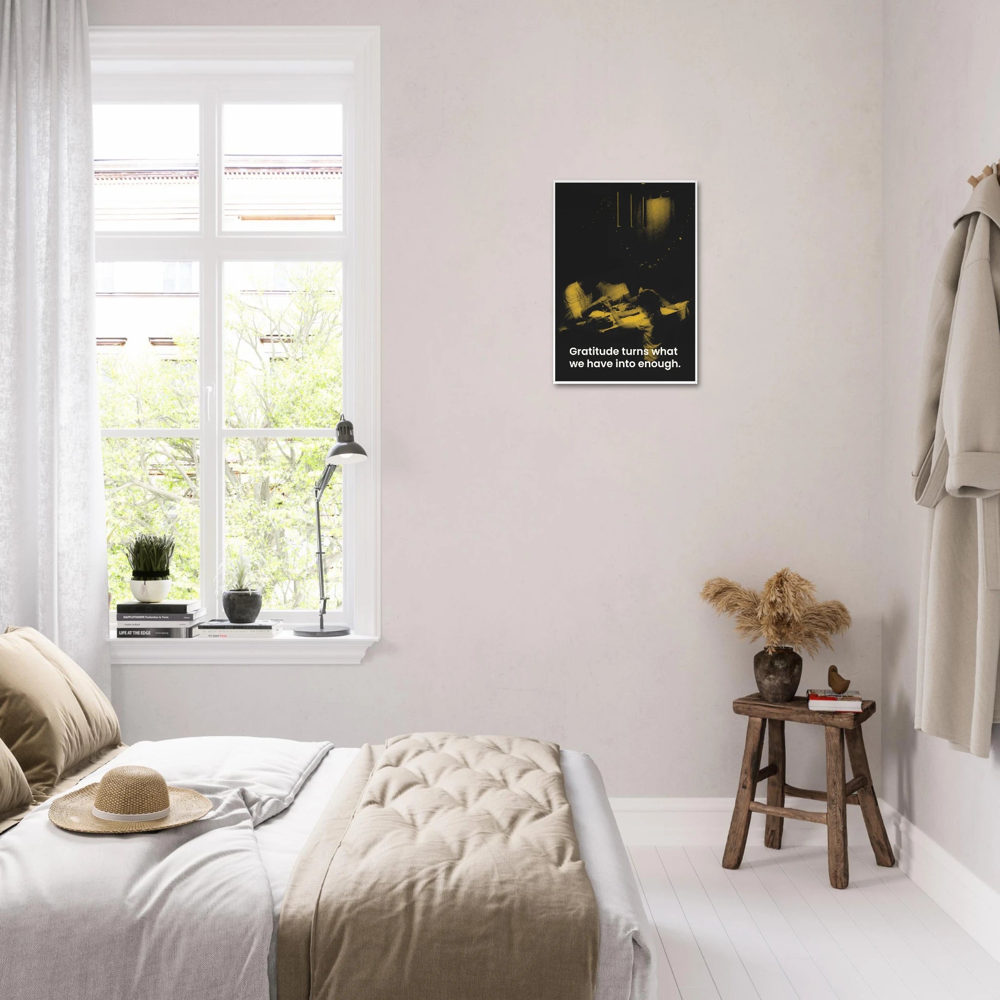 Gratitude Turns What We Have Into Enough inspirational poster