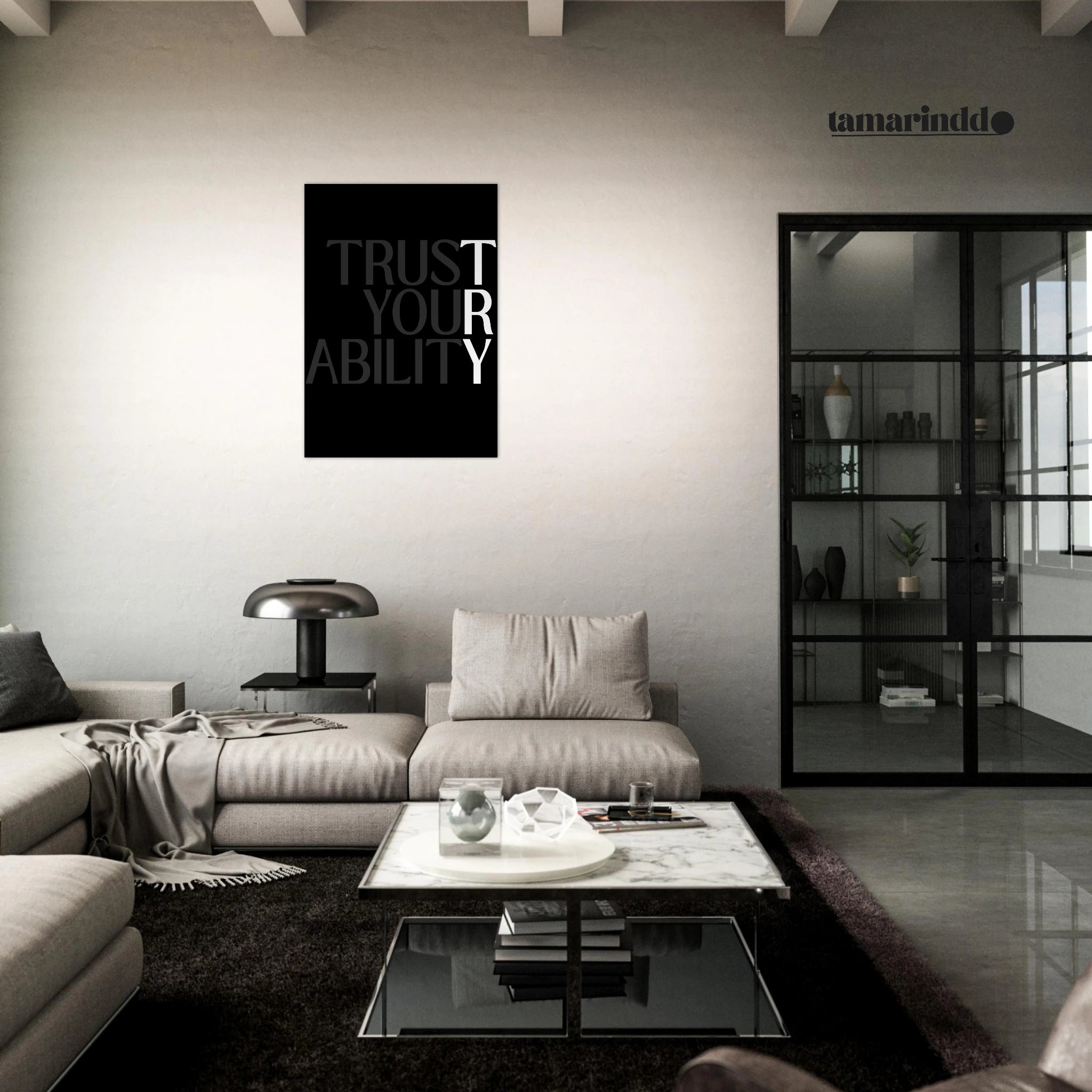 Trust Your Ability motivational wall poster for self-belief and confidence
