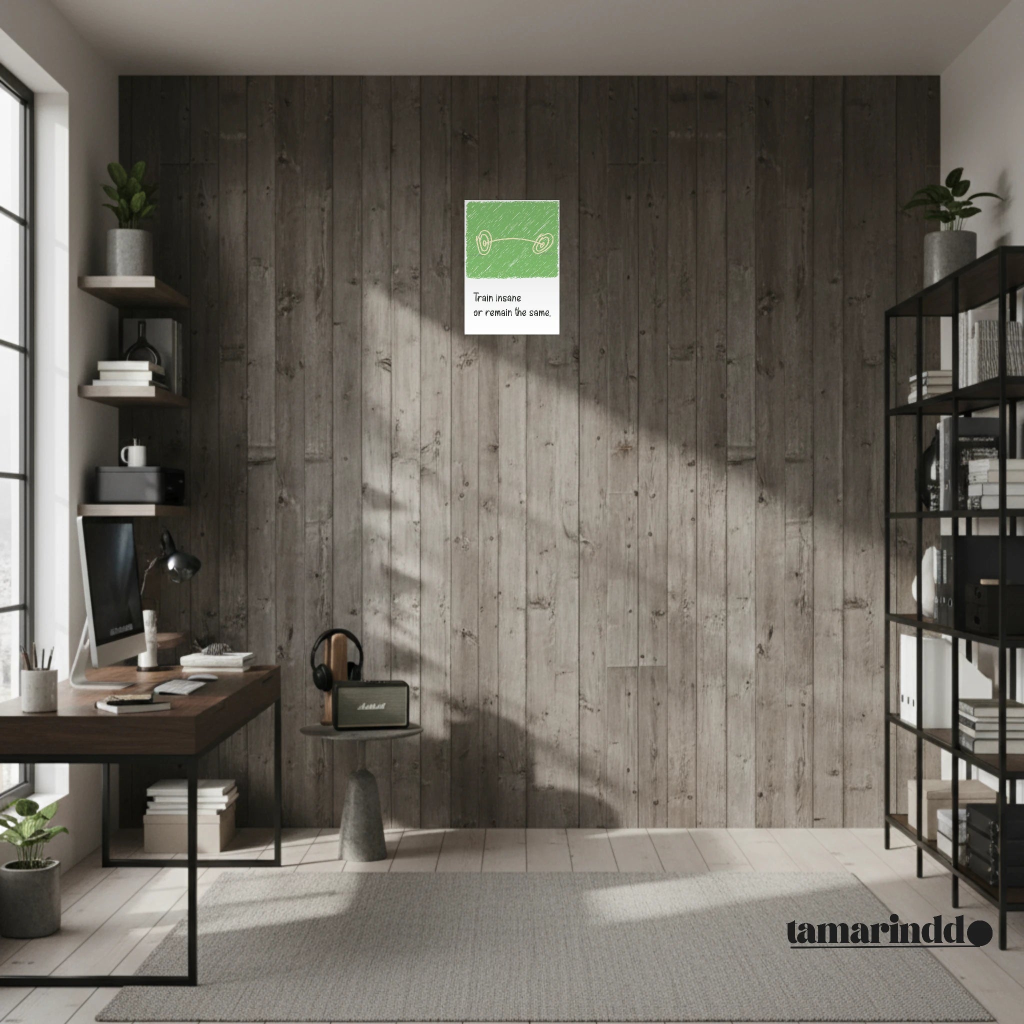 Train Insane or Remain the Same gym motivation poster for fitness - A1 (59.4 x 84.1  cm)