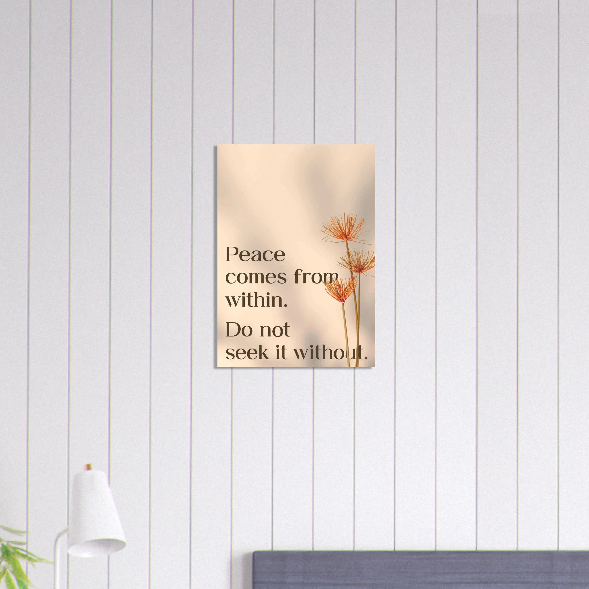 In the Middle of Difficulties Lies Opportunity Buddha wisdom poster - A3 (29.7 x 42  cm)