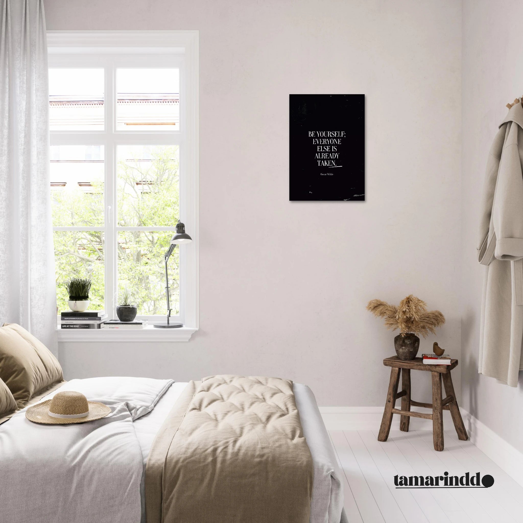 be yourself oscar wilde author quote literary poster library wall art