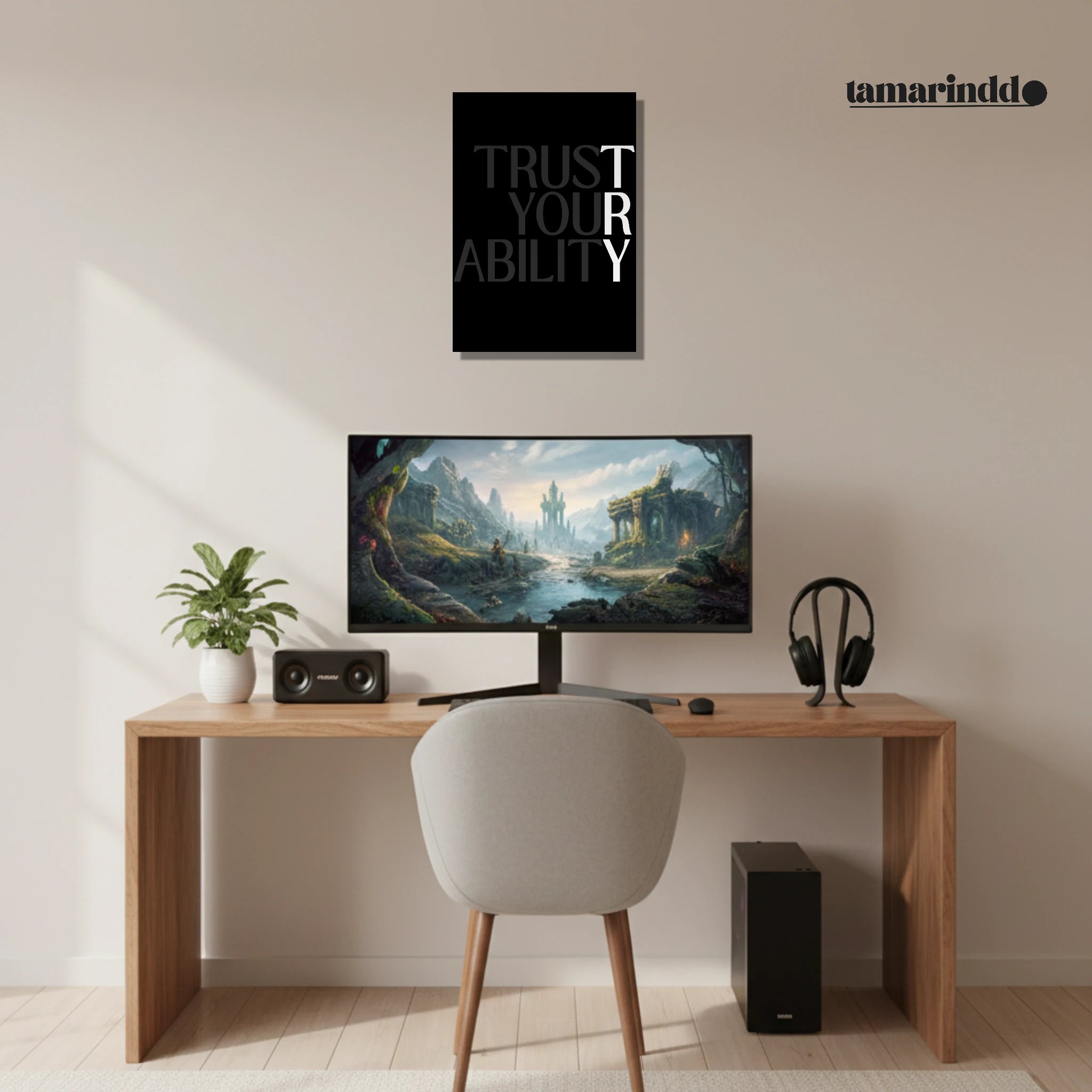 Trust Your Ability motivational wall poster for self-belief and confidence