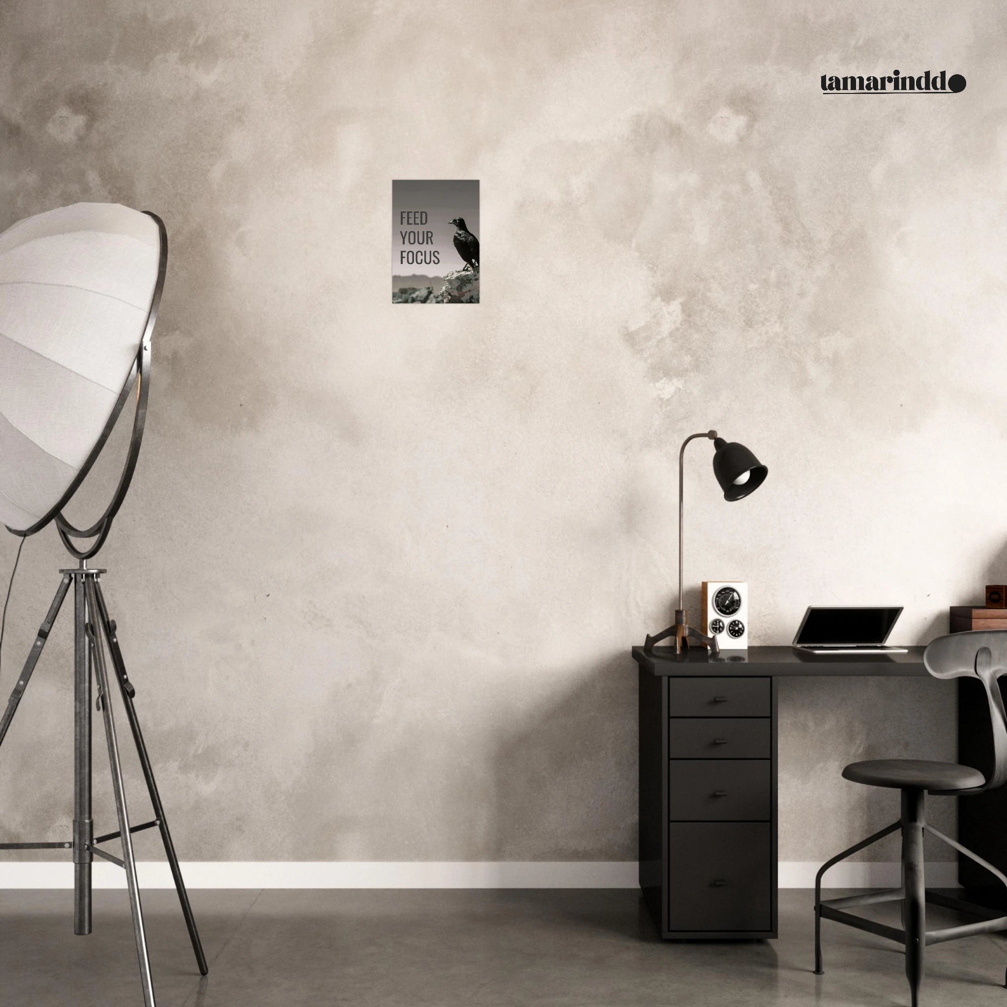 Feed Your Focus discipline over distraction motivation poster - Classic Matte Paper Poster with Hanger