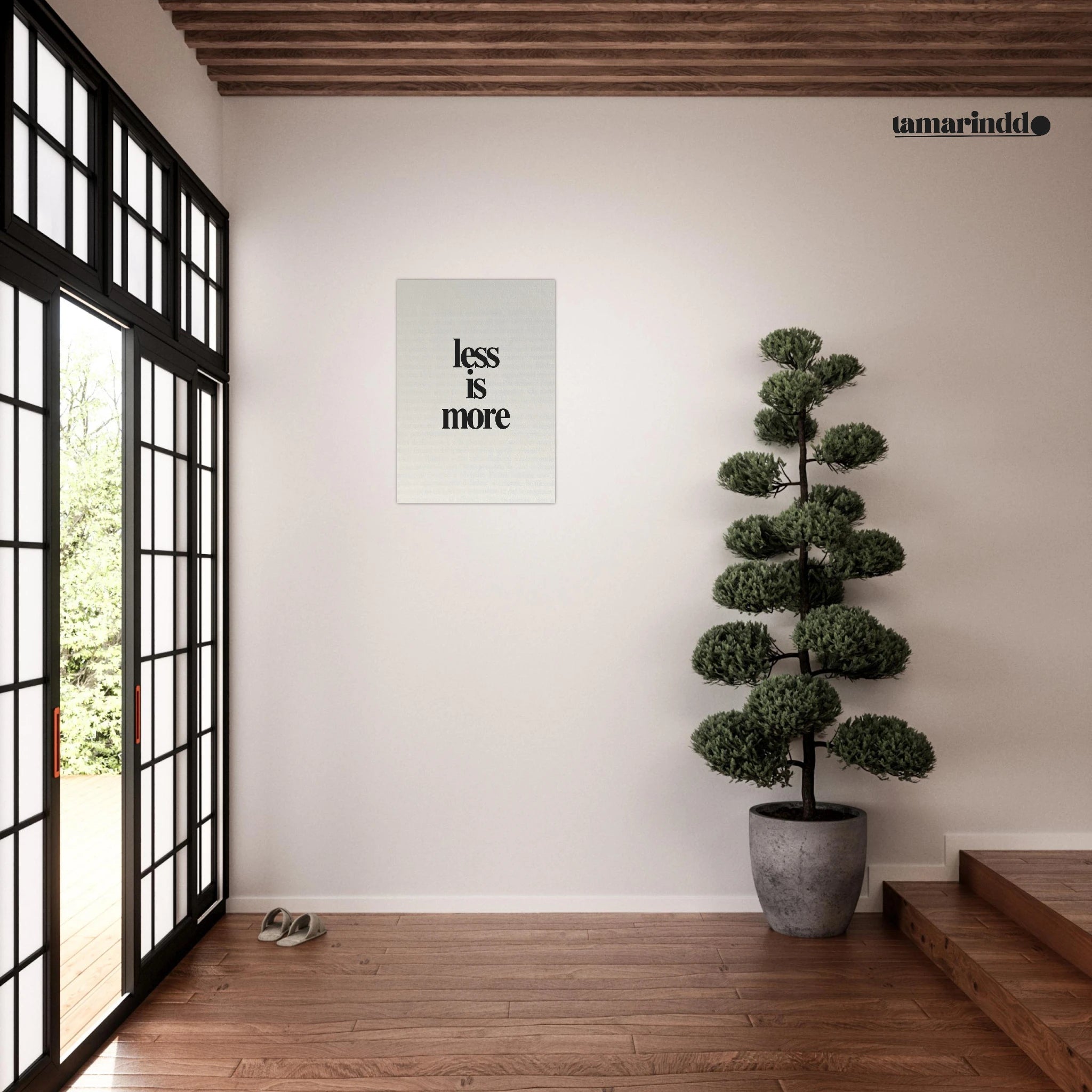 Less Is More Minimalist Poster | Timeless Aesthetic Design – Tamarindd